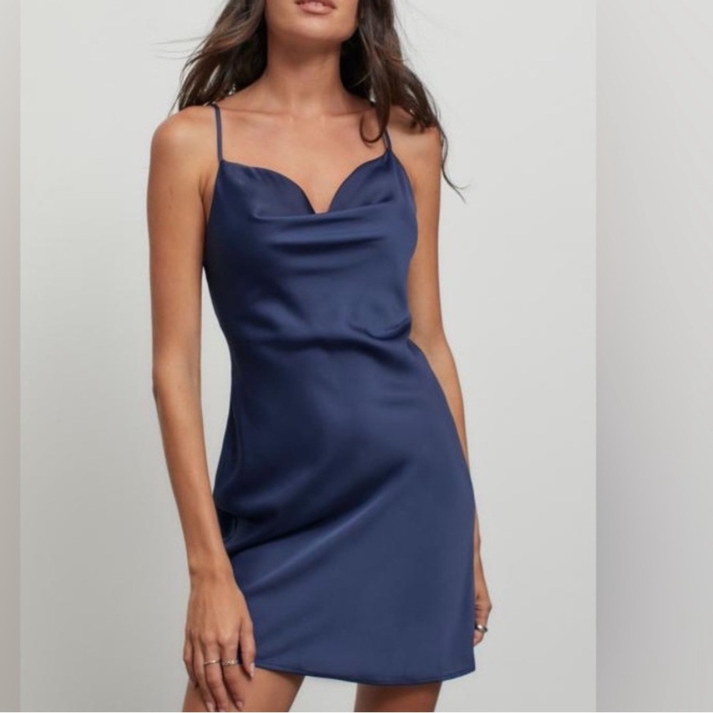 Urban Outfitters Mallory Cowl Slip Dress